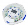 Distributeur de pilules SmartLife | Wi-Fi | 28 Compartments | Nombre d\'heures d\'alarme: 9 heures d\'alarme par jour | Bip / Lumière / Voix | Ecran LCD | Blanc