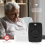 Panic Button pour Maison connectée | Zigbee 3.0 | Alimentation par batterie: CR2450 | Noir
