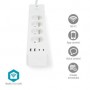 Multiprise SmartLife | Wi-Fi | France / Type E (CEE 7/6) / USB A / USB-C™ | 16 A | 3680 W | 2.00 m | 0 - 55 °C | Android™ / IOS | Blanc