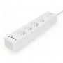 Multiprise SmartLife | Wi-Fi | France / Type E (CEE 7/6) / USB A / USB-C™ | 16 A | 3680 W | 2.00 m | 0 - 55 °C | Android™ / IOS | Blanc