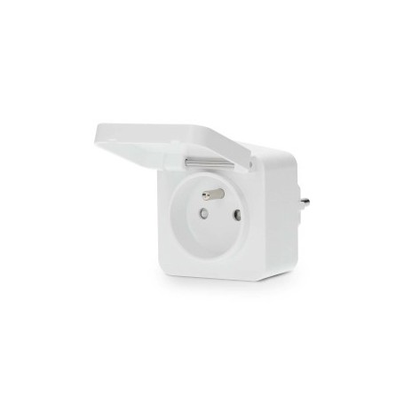 Prise intelligente SmartLife | Zigbee 3.0 | IP44 | Wattmètre | 3680 W | France / Type E (CEE 7/6) | 0 - 55 °C | Android™ / IOS | Blanc | 1 pièces
