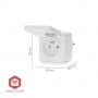 Prise intelligente SmartLife | Zigbee 3.0 | IP44 | Wattmètre | 3680 W | France / Type E (CEE 7/6) | 0 - 55 °C | Android™ / IOS | Blanc | 1 pièces