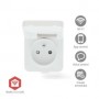 Prise intelligente SmartLife | Zigbee 3.0 | IP44 | Wattmètre | 3680 W | France / Type E (CEE 7/6) | 0 - 55 °C | Android™ / IOS | Blanc | 1 pièces