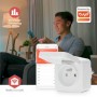 Prise intelligente SmartLife | Zigbee 3.0 | IP44 | Wattmètre | 3680 W | France / Type E (CEE 7/6) | 0 - 55 °C | Android™ / IOS | Blanc | 1 pièces