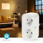 Prise intelligente SmartLife | Wi-Fi | IP21 | Wattmètre | 3680 W | France / Type E (CEE 7/6) | 0 - 55 °C | Android™ / IOS | Blanc | 1 pièces