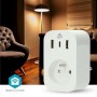 Prise intelligente SmartLife | Wi-Fi | IP21 | Wattmètre | 3680 W | France / Type E (CEE 7/6) / 1x USB-C™ / 2x USB | 0 - 55 °C | Android™ / IOS | Blanc | 1 pièces