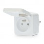 Prise intelligente SmartLife | Wi-Fi | IP44 | Wattmètre | 3680 W | France / Type E (CEE 7/6) | -25 - 55 °C | Android™ / IOS | Blanc / Gris | 1 pièces