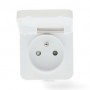 Prise intelligente SmartLife | Wi-Fi | IP44 | Wattmètre | 3680 W | France / Type E (CEE 7/6) | -25 - 55 °C | Android™ / IOS | Blanc / Gris | 1 pièces