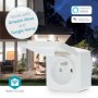 Prise intelligente SmartLife | Wi-Fi | IP44 | Wattmètre | 3680 W | France / Type E (CEE 7/6) | -25 - 55 °C | Android™ / IOS | Blanc / Gris | 1 pièces