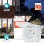 Prise intelligente SmartLife | Wi-Fi | IP44 | Wattmètre | 3680 W | France / Type E (CEE 7/6) | -25 - 55 °C | Android™ / IOS | Blanc / Gris | 1 pièces