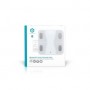 Pèse-Personne Intelligent SmartLife | Bluetooth® | BMI / BMR / Eau / Graisse / Muscles / Os / Poids | 12 | Charge max.: 180 kg | Android™ / IOS | ABS / Verre | Blanc