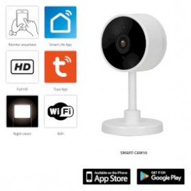 SMART-CAM10 Caméra Wi-Fi intelligente Caméra IP adaptée à la domotique