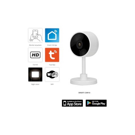 SMART-CAM10 Caméra Wi-Fi intelligente Caméra IP adaptée à la domotique