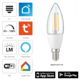 SMARTLIGHT130 Lampe LED à filament intelligente avec Wi-Fi