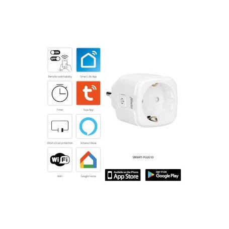 SMART-PLUG10 Prise Wi-Fi intelligente 16A 3680W