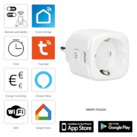 SMART-PLUG20 Prise Wi-Fi intelligente avec moniteur d’énergie 16A 3680W