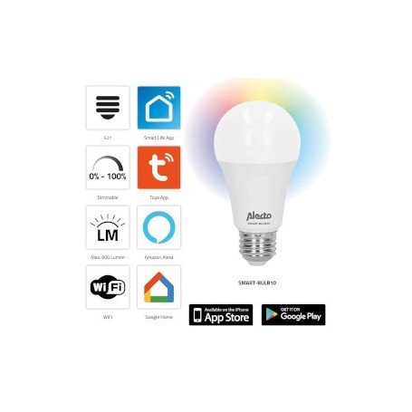 SMART-BULB10 Lampe LED couleur intelligente avec Wi-Fi