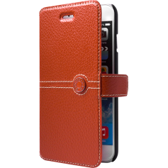 Etui folio Façonnable orange pour iPhone 6 Plus/6S Plus