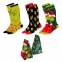 Grinch pack 3 adult socks