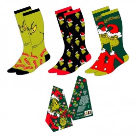 Grinch pack 3 adult socks