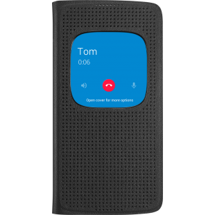 Etui folio noir pour Alcatel Idol 4