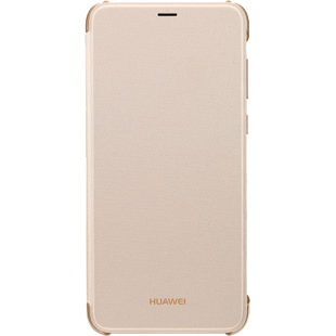 Etui folio Huawei doré pour P Smart