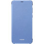 Etui folio Huawei bleu pour P Smart