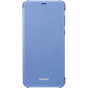 Etui folio Huawei bleu pour P Smart