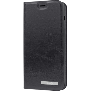 Etui folio noir avec coque magnétique pour Doro 8040
