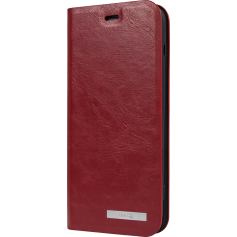 Etui folio rouge avec coque magnétique pour Doro 8035