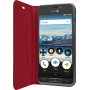 Etui folio rouge avec coque magnétique pour Doro 8035