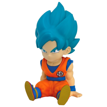 Dragon Ball Super Son Goku Super Saiyan Blue Money box figure 15cm