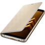 Etui folio Neon Samsung EF-FA530PF doré pour Galaxy A8 A530 2018