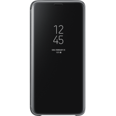 Etui à rabat Clear View Cover Samsung EF-ZG960CB noir pour Galaxy S9 G960