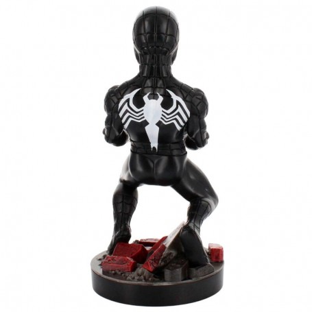 Marvel Symbiote Spider-Man figure clamping bracket Cable guy 21cm