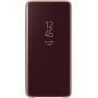 Etui à rabat Clear View Cover Samsung EF-ZG965CF doré pour Galaxy S9+ G965