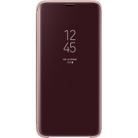 Etui à rabat Clear View Cover Samsung EF-ZG965CF doré pour Galaxy S9+ G965