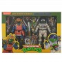 Teenage Mutant Ninja Turtles Space Adventure Donatello &38 Samurai Adventure Michelangelo set 2 figures 18cm