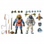 Teenage Mutant Ninja Turtles Space Adventure Donatello &38 Samurai Adventure Michelangelo set 2 figures 18cm