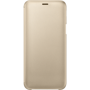 Etui à rabat Samsung EF-WJ600CF doré pour Galaxy J6 J600 2018