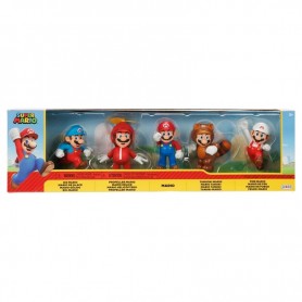 Super Mario Bros blister 5 figures 6cm