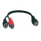 CABLE AUDIO/VIDEO - 0.2m