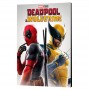 Marvel Wolverine &38 Deadpool wooden frame