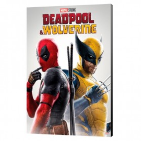Marvel Wolverine &38 Deadpool wooden frame
