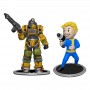 Fallout Excavator &38 Vault Boy Gun set 2 figures 7cm