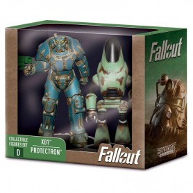 Fallout X01 &38 Protectron set 2 figures 7cm