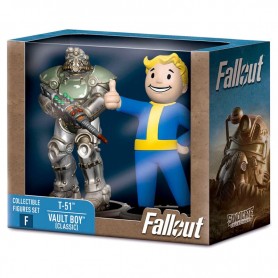 Fallout T-51 &38 Vault Boy Classic set 2 figures 7cm