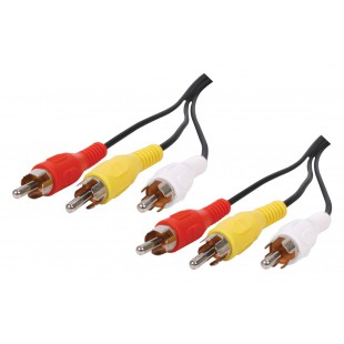 CABLE 3 RCA - 3RCA - 5m