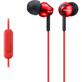 Kit piéton intra-auriculaire Sony MDR-EX110AP rouge