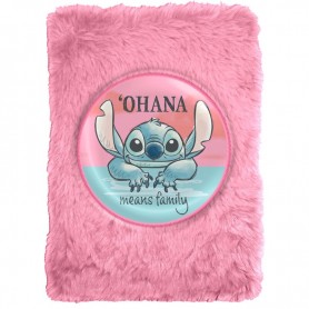 Disney Stitch plush notebook
